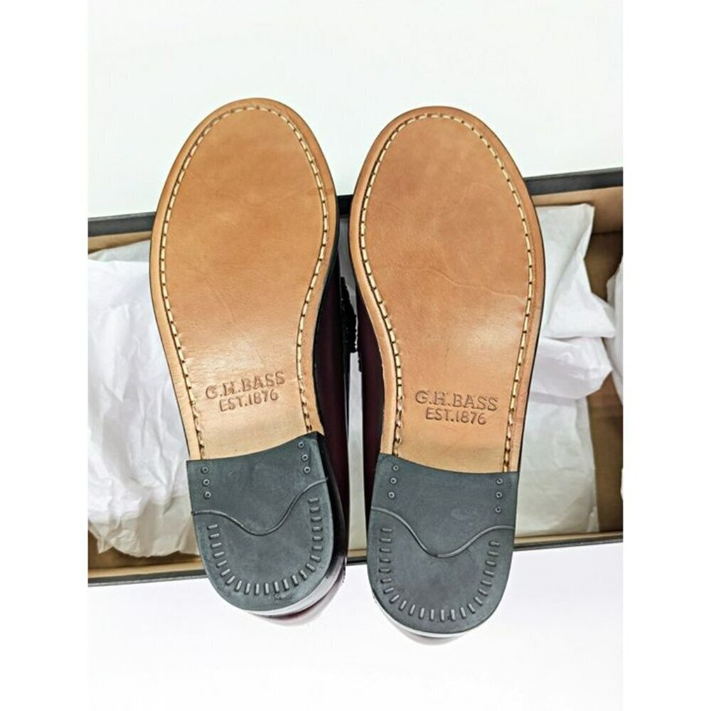 G.H. Bass Women's Weejuns Lianna Horsebit Loafers Wine Size 5 (MSRP $185) - Picture 11 of 12